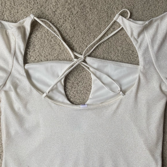 Shimmering Cutout Cocktail Party Mini Dress - Picture 11 of 14